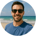 Experienced portfolio manager reviewing automated trading gains on Marble Zinshaven